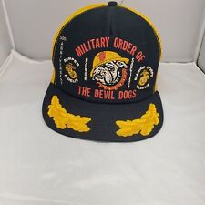 Rare Vintage Marine Corps Order Of The Devil Dogs Trucker Hat picture