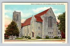 Tiffin OH-Ohio, Trinity Evangelical And Reformed Church Antique Vintage Postcard picture