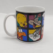 Vintage 1994 Warner Bros Cartoon Characters Coffee Mug Tea Cup Collectible picture