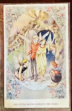 Rene Cloke Fairy Series Postcard 5110 Little House Beneath Trees Fantasy Mouse picture
