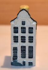 Vintage KLM Airlines Blue Delft Porcelain House #62, Empty picture