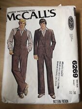 Vintage McCall’s Pattern Men’s 6269 Uncut Size 38 picture