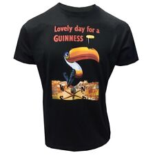 Guinness Black T-Shirt, Lovely Day for a Guinness, vintage style, size Lg picture