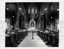 1965 Press Photo Interior of St. Patrick's Cathedral in New York - nha16262 picture