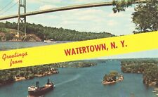 Greetings from Watertown - New York Postcard picture