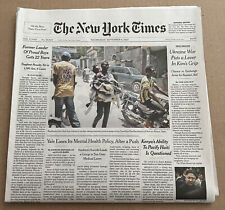 The New York Times Newspaper September 6 2023 Toughest Penalty Yet Jan 6 Cases picture