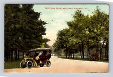 Chicago IL-Illinois, Driveway Douglass Park, Antique, Vintage c1909 Postcard picture