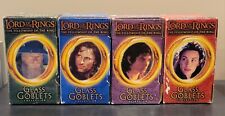 Lord Of The Rings Glass Goblets Complete Set of 4 From Burger King 2001  picture