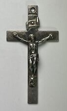 Vintage French Pectoral Crucifix Cross Pendant picture