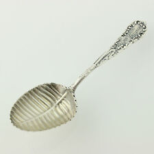 Old Point Comfort Souvenir Spoon - Sterling Silver Virgiania Leaf Bowl Engraved picture
