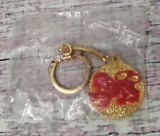 Vintage BOOTHS GIN RED LION Metal Key Ring Keychain Fob - NOS - RARE - picture