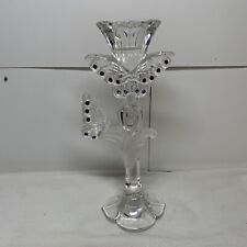 Lenox German Lead Crystal Candle stick Holder Butterfly With Jewels 8