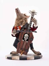 Katherine’s Collection Halloween Wolfman with Bass Figurine 2020 Retired NEW picture