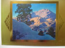 Vintage Maxfield Parrish Christmas Card Christmas Morn BROWN & BIGELOW VERY NICE picture