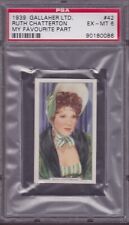 1939 RUTH CHATTERTON  MY FAVOURITE PART  CARD #42 - PSA 6 - GALLAHER LTD. picture