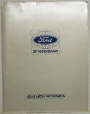 1978 Ford 75th Anniversary News Media Information Press Kit Harry Truman GT 40 picture