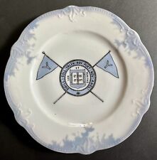 Vintage Antique Yale University Dining Hall 7” Plate College Motto Seal Pennant picture