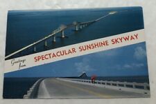 Greetings From Spectacular Sunshine Skyway. Postcard (M2) picture
