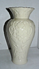Lenox GEORGIAN  Ivory Porcelain Vase Embossed Gold Trim picture