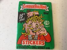 GPK’S SERIES 15 WAX PACK WITH .25 YOU GET ONE PACK. picture