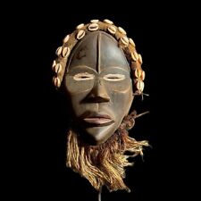 African Mask Wood Carving Tribal Mask Vintage Dan Kran Mask wood-9872 picture