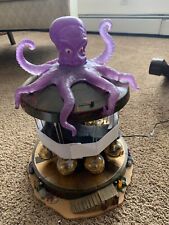 RARE RETIRED Lemax Spooky Town 2011 Octo-Swing Halloween Carnival Ride picture