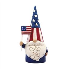 Jim Shore Gnomes Around the World 'Star Spangled Gnome' American Gnome 6008419 picture