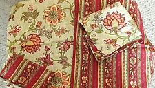 4 COTTON  NAPKINS WITH PRETTY ITALIAN STYLE FLORAL  PATTERN ON BOTH SIDES   picture