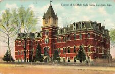 Convent of the Holy Child Jesus Cheyenne Wyoming WY 1911 Postcard picture