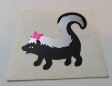 Vintage 1980's Hambly Studio stickers Foil Skunk picture