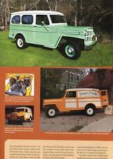 1961-1962 KAISER JEEP UTILITY DELIVERY & TRAVELER 7 PG COLOR ARTICLE picture