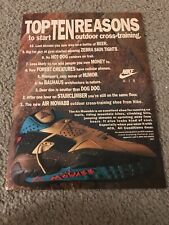 Vintage 1991 NIKE AIR MOWABB ACG Shoes Poster Print Ad 1990s Outdoor picture