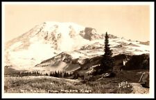 RPPC Mt. Rainier National Park Mountain Mazama Ridge Washington Postcard 616 picture