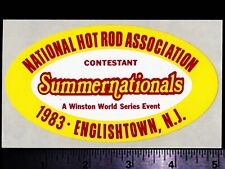NHRA Summernationals,  Englishtown NJ 1983 Original Vintage Racing Decal/Sticker picture