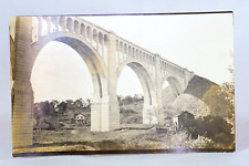 Tunkhannock Viaduct Nicholson Railroad Train Bridge Antique Real Photo Postcard picture