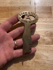 Folger Adam Jail Prison Key METAL Patina Steel & Wire Penitentiary Man Cave GIFT picture