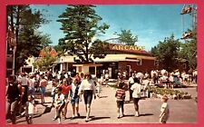Postcard Salem New Hampshire Canobie Park Arcade  c1960s Amusement Park picture