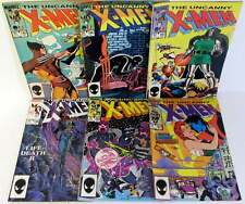 The Uncanny X-Men Lot of 6 #195,196,197,198,202,204 Marvel (1985) Comics picture