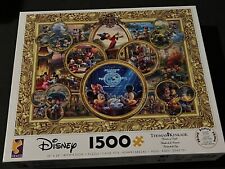Ceaco Disney Thomas Kinkade 1500 Pc Puzzle Mickey Mouse Steamboat Willie NEW picture