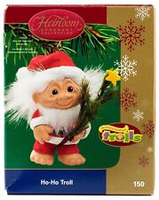 HO-HO Troll DMG Box NEW Carlton Cards Original Good Luck Trolls Santa Ornament picture