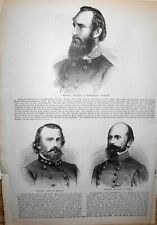 CIVIL WAR PORTRAITS; Generals Stonewall Jackson; John H Morgan & Richard S Ewell picture