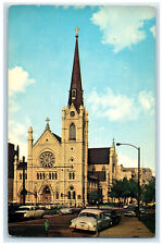 c1960's Holy Name Cathedral Chicago Illinois IL Vintage Unposted Postcard picture