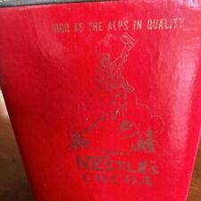 Vintage Nestles Cocoa Red Tin High Alps Quality  picture