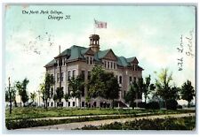 1912 The North Park College Exterior Scene Chicago Illinois IL Unposted Postcard picture
