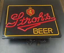 Stroh's Beer Vintage Lighted Sign. picture