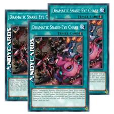 3x DRAMATIC SNAKE-EYE CHASE • Common • PHNI EN062 • 1Ed • Yugioh • ANDYCARDS picture