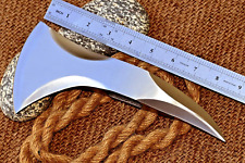 HANDMADE CARBON STEEL AXE HEAD HATCHET TOMAHAWK VIKING TACTICAL AXE HEAD 1420 picture