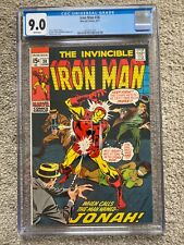 IRON MAN #38 CGC 9.0 VF/NM WHITE PAGES HIGH GRADE BONDAGE COVER picture