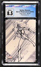 2018 UD Marvel Masterpieces Preliminary Art Spider-Woman, CGC Graded 8.5 Nm/Mint picture