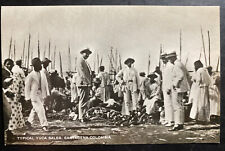 Mint Colombia Real Picture Postcard RPPC Cartagena Typical Yuca Sales picture